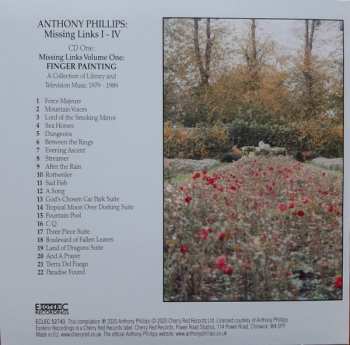 5CD/Doos Anthony Phillips: Missing Links I-IV