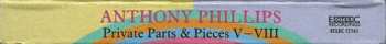 5CD/Doos Anthony Phillips: Private Parts & Pieces V-VIII