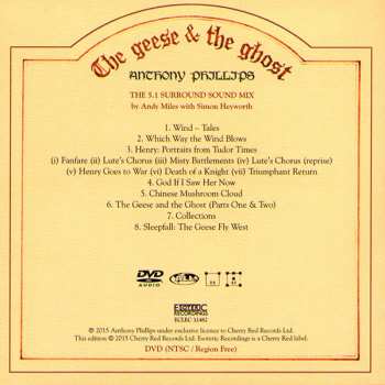 2CD/DVD/Doos Anthony Phillips: The Geese & The Ghost