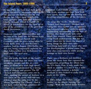 4CD Anthrax: Aftershock: The Island Years 1985-1990