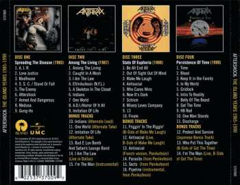 4CD Anthrax: Aftershock: The Island Years 1985-1990