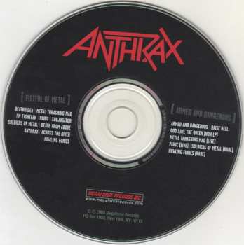 CD Anthrax: Fistful Of Metal & Armed And Dangerous