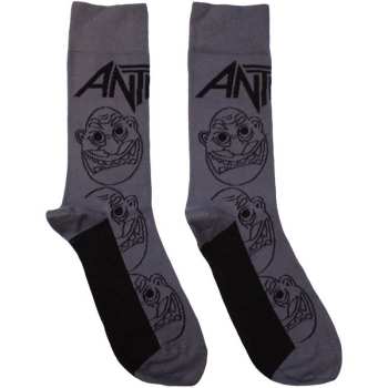 Merch Anthrax: Enkelsokken Faces Pattern Mono
