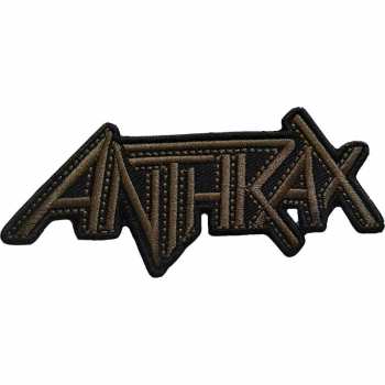 Merch Anthrax: Patch Brown Logo Anthrax