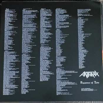 4LP Anthrax: Persistence Of Time CLR