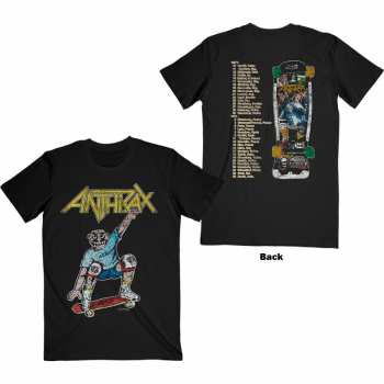 Merch Anthrax: Tričko Spreading Skater Notman Vintage  S