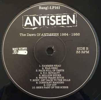 LP Antiseen: The Dawn Of Antiseen 1984 - 1986 LTD