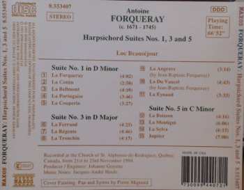 CD Antoine Forqueray: Harpsichord Suites Nos. 1, 3 And 5