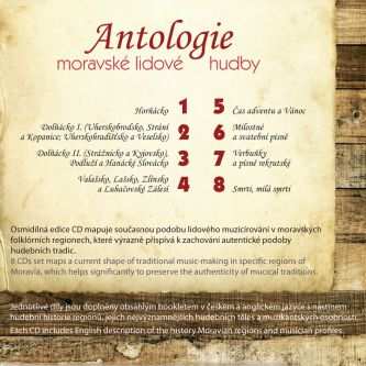 Album Antologie Moravské Lidové Hudby: Antologie Moravské Lidové Hudby Cd Box 1–8