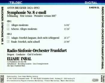2CD Anton Bruckner: Symphonie Nr. 8 C-Moll . Erstfassung . First Version . Première Version 1887