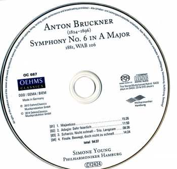 SACD Anton Bruckner: Sinfonie Nr. 6 (1881)