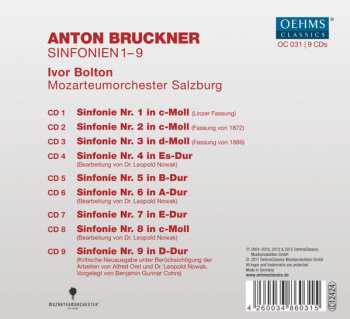 9CD/Doos Anton Bruckner: Sinfonien 1-9