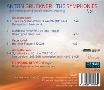 CD Anton Bruckner: Symphony No. 1 In C Minor