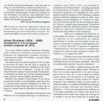 CD Anton Bruckner: Symphony No. 2 (1872 Version)