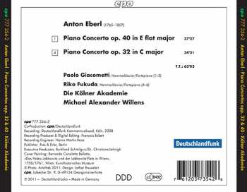 CD Kölner Akademie: Piano Concertos Op. 32 & Op. 40