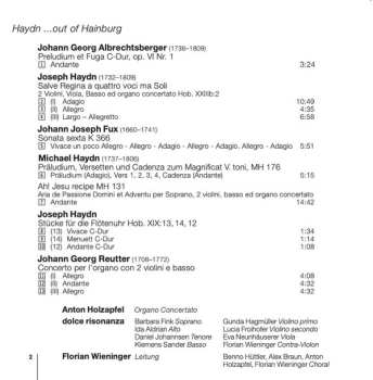 CD Ensemble Dolce Risonanza: Haydn ...Out Of Hainburg