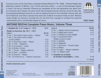 CD Anton Reicha: Complete Piano Music, Volume Three