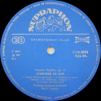LP Prague Chamber Orchestra: Symfonie