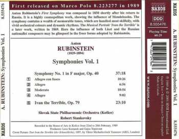 CD Anton Rubinstein: Symphonies Vol. 1: Symphony No. 1 • Ivan The Terrible
