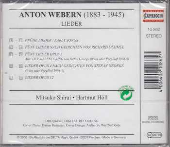 CD Anton Webern: Lieder