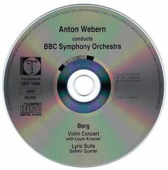 CD Alban Berg: Violin Concerto • Lyric Suite