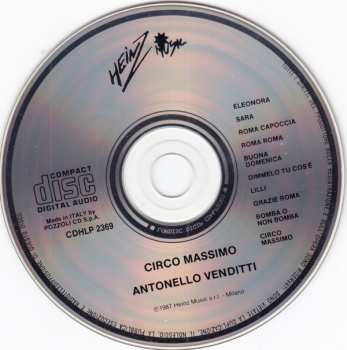 CD Antonello Venditti: Circo Massimo