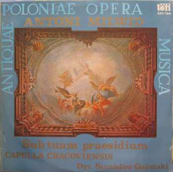 Album Capella Cracoviensis: Sub Tuum Praesidium