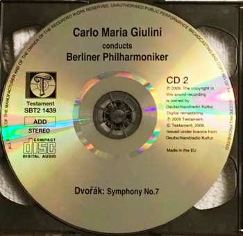 2CD Antonín Dvořák: Carlo Maria Giulini: Tchaikovsky Violin Concerto / Dvorak Symphony No. 7 / Mussorgsky Khovanshchina – Prelude