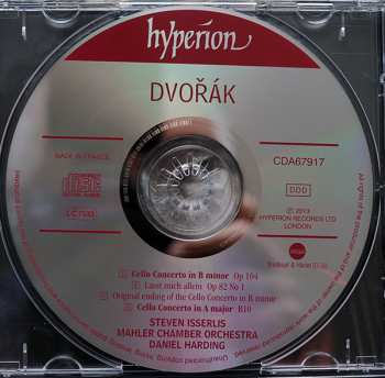 CD Antonín Dvořák: Cello Concertos