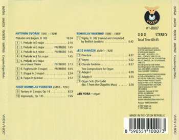 CD Bohuslav Martinů: Complete Organ Works