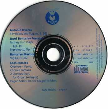 CD Bohuslav Martinů: Complete Organ Works