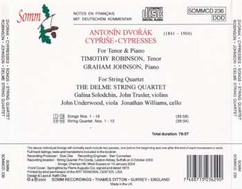 CD Antonín Dvořák: Cypresses