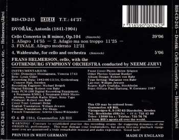 CD Antonín Dvořák: Cello Concerto B Minor Op. 104 / Waldesruhe