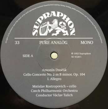 LP Antonín Dvořák: Cello Concerto in B Minor, Op. 104