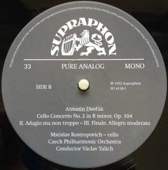 LP Antonín Dvořák: Cello Concerto in B Minor, Op. 104