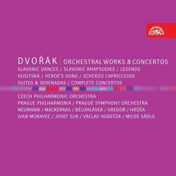 Album Antonín Dvořák: Orchestral Works & Concertos: Slavonic Dances / Slavonic Rhapsodies / Legends / Husitska / Heroe's Song / Scherzo Capriccioso / Suites & Serenadas / Complete Concertos