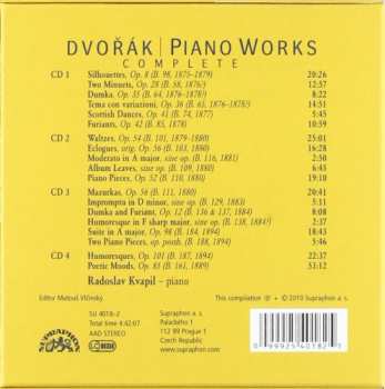4CD/Doos Antonín Dvořák: Piano Works Complete