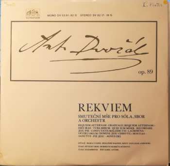 2LP Antonín Dvořák: Requiem