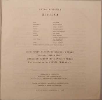 4LP Antonín Dvořák: Antonín Dvořák – Rusalka, Op. 114