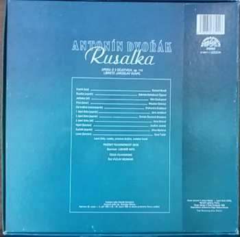 3LP/Doos Antonín Dvořák: Rusalka (3xLP +BOX)