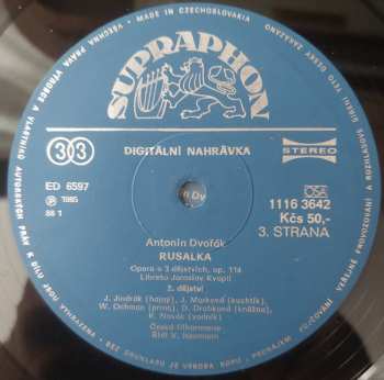 3LP/Doos Antonín Dvořák: Rusalka