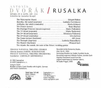 2CD/Doos Antonín Dvořák: Rusalka - Opera In 3 Acts