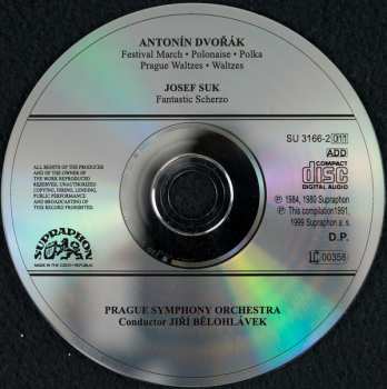 CD Antonín Dvořák: Small Orchestral Pieces - Fantastic Scherzo