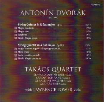 CD Antonín Dvořák: String Quartet Op 105 ∙ String Quintet Op 97