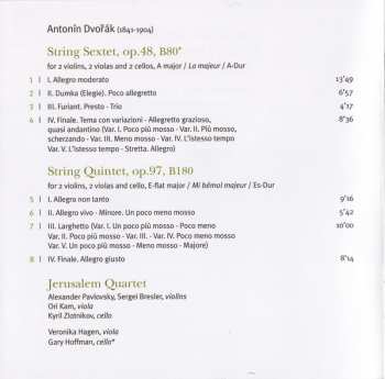 CD Antonín Dvořák: String Quintet Op. 97 & String Sextet Op. 48