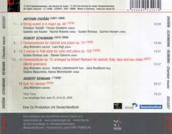 CD Antonín Dvořák: String Sextet Op. 48 / Stücke Im Volkston Op. 102 & Fantasiestücke Op. 73 / Solo For Clarinet