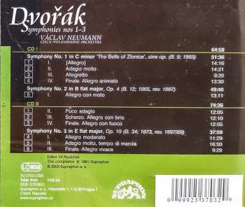 2CD Antonín Dvořák: Symphonies 1-2-3