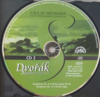 2CD Antonín Dvořák: Symphonies 1-2-3