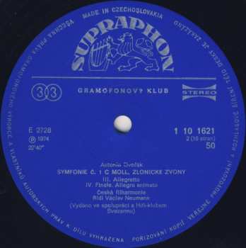 8LP/Doos Antonín Dvořák: Symfonie 1~9 (8xLP+ BOOKLET+BOX)