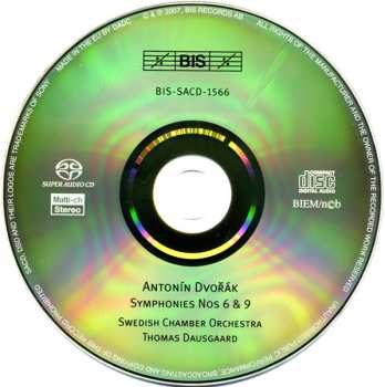 SACD Antonín Dvořák: Symphonies Nos 6 & 9